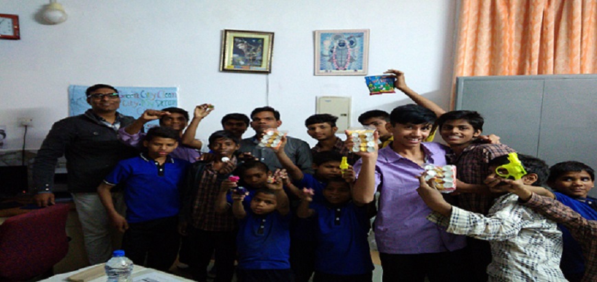 Workshop and counselling program at Narain Sewa Sansthan, Udaipur