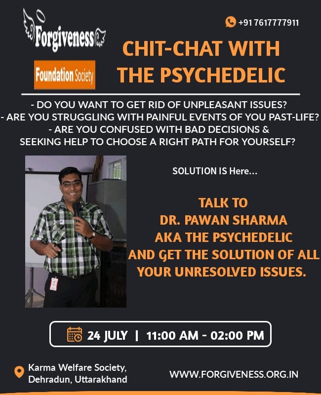 Chit Chat with The Psychedelic, a counselling session conducted by Dr. Pawan Sharma