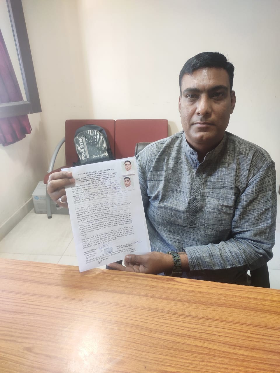 Dr. Pawan Sharma Body Donation Pledge